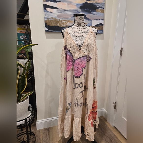 Magnolia Pearl Dresses & Skirts - RARE Magnolia Pearl Eyelet Avril Tank Dress 1218